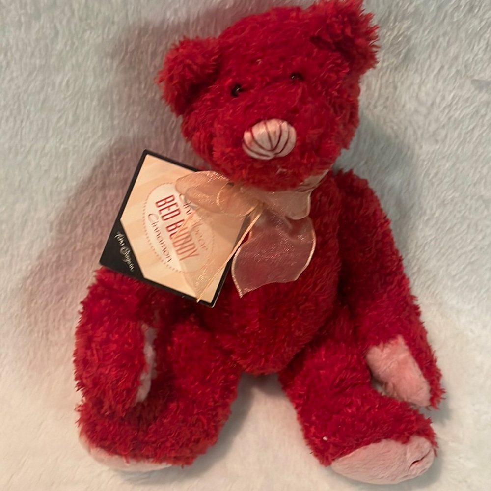 8” GANZ Cinnabear Bed Buddy Cinnamon Beanie Collectible Plush NWT! Rare!